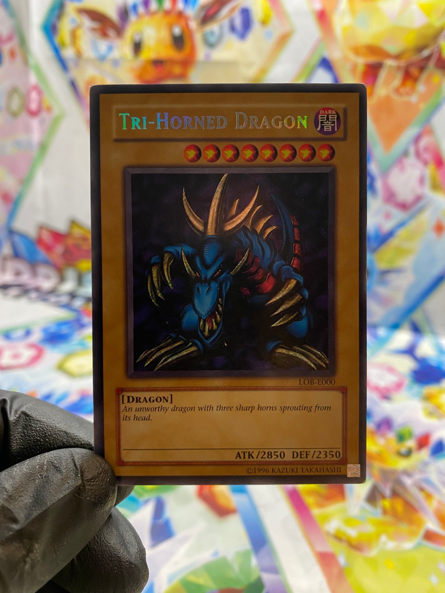 Yu-Gi-Oh! Tri-Horned Dragon (LOB-E000) - GOOD