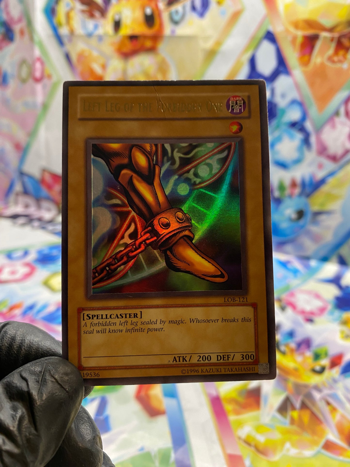 Yu-Gi-Oh! Left Leg Of The Forbidden One (LOB-121) - GOOD