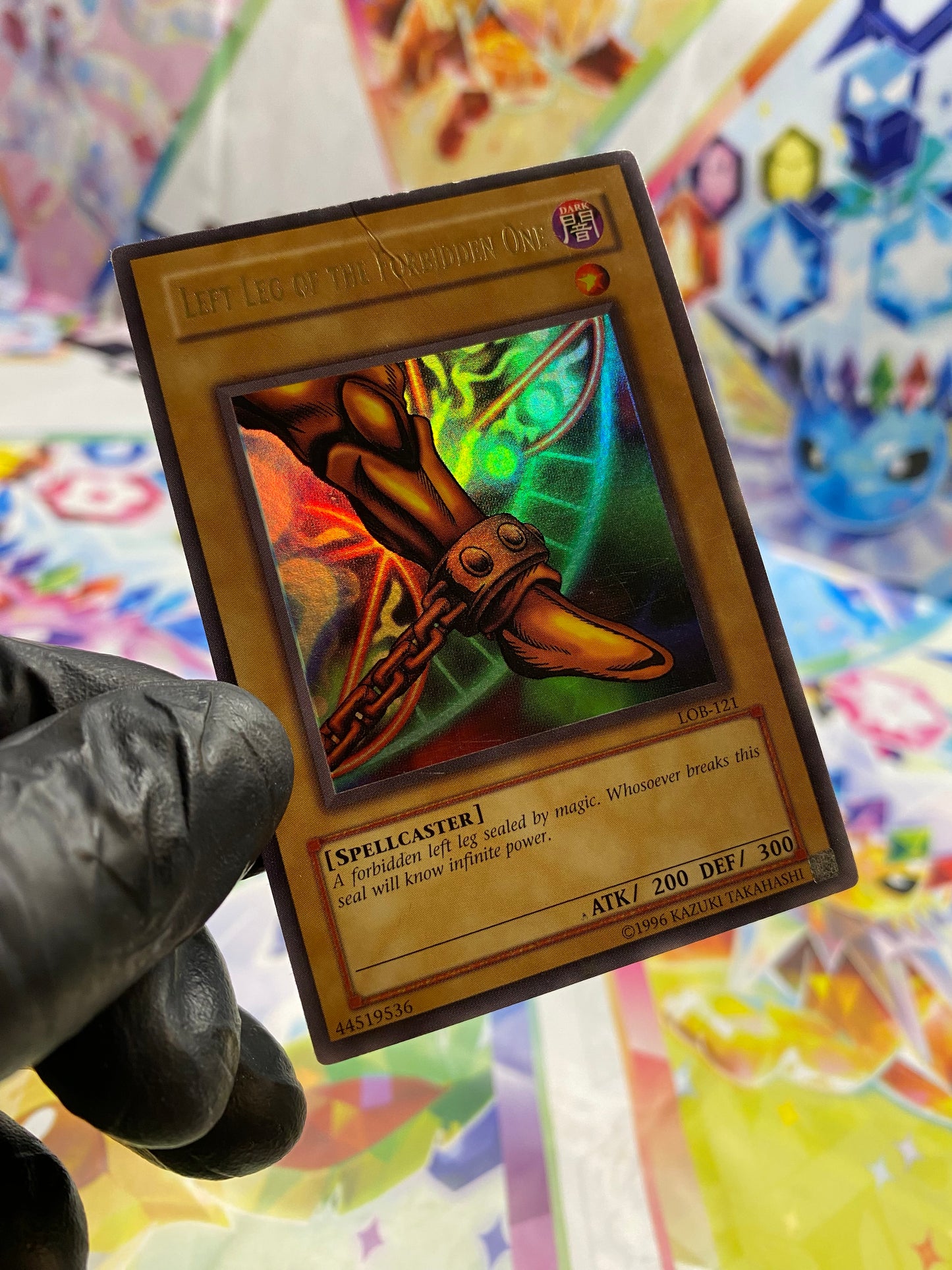 Yu-Gi-Oh! Left Leg Of The Forbidden One (LOB-121) - GOOD