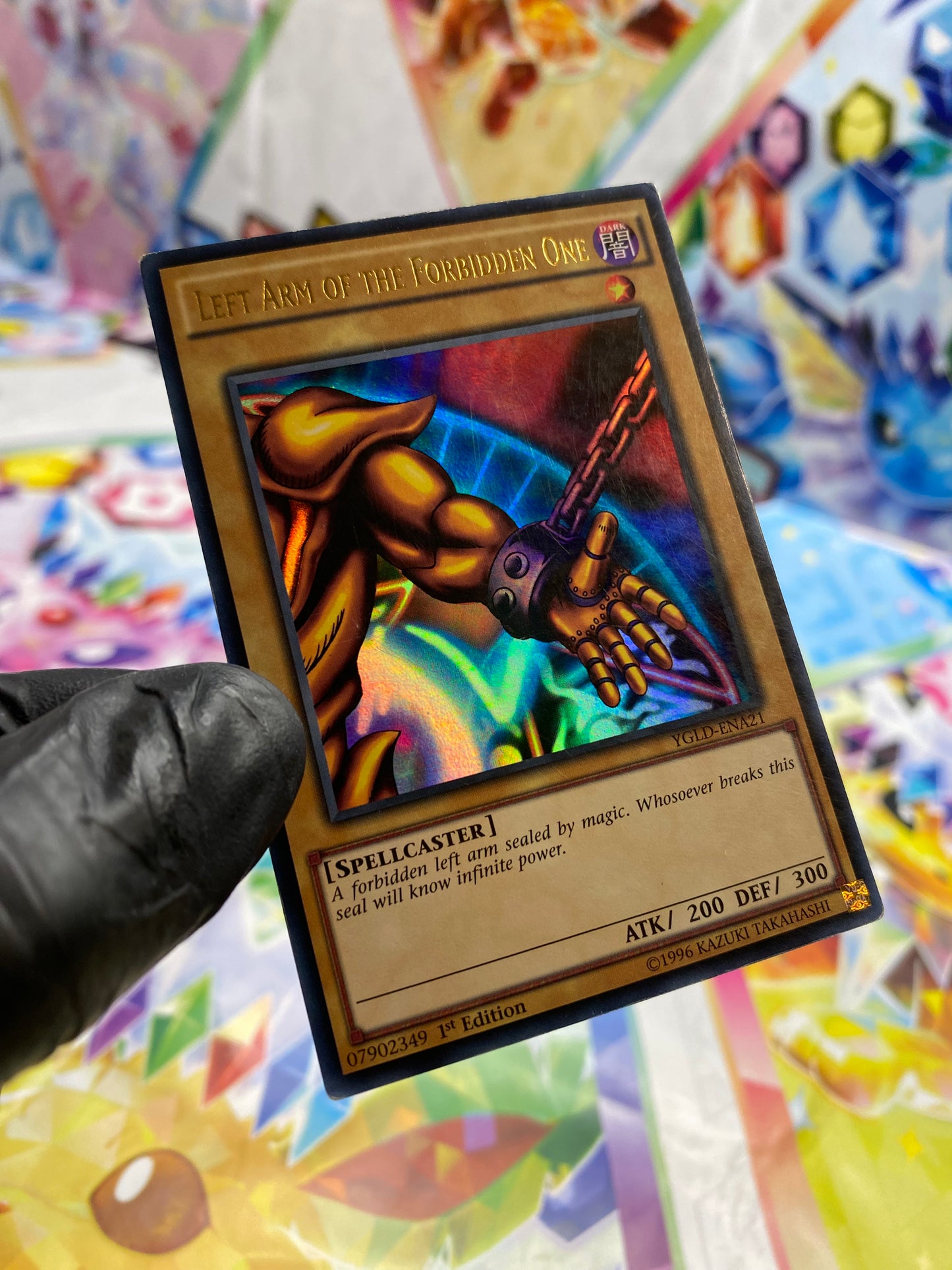Yu-Gi-Oh! Left Arm Of The Forbidden One (YGLD-ENA21) 1st Edition - GOOD