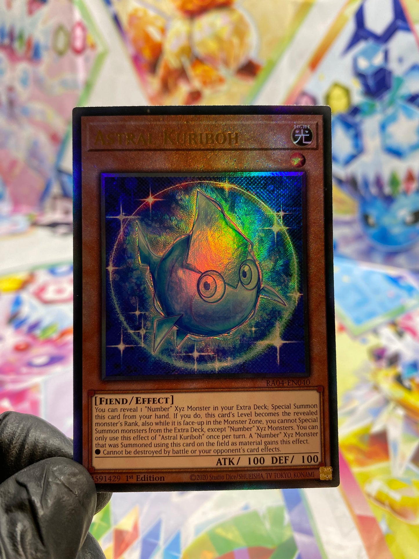 Yu-Gi-Oh! Astral Kuriboh (RA04-EN040) Prismatic Ultimate Rare - NM/M