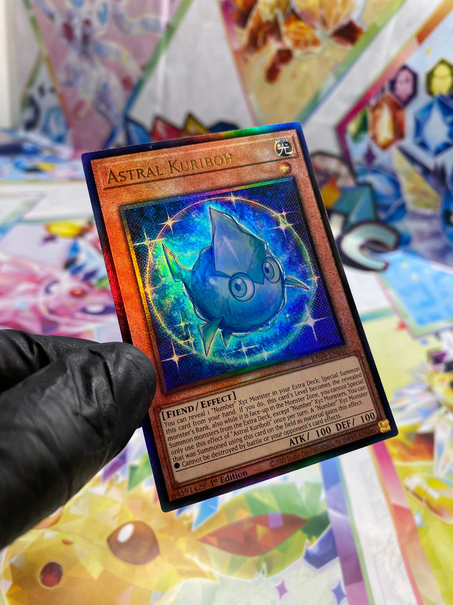 Yu-Gi-Oh! Astral Kuriboh (RA04-EN040) Prismatic Ultimate Rare - NM/M