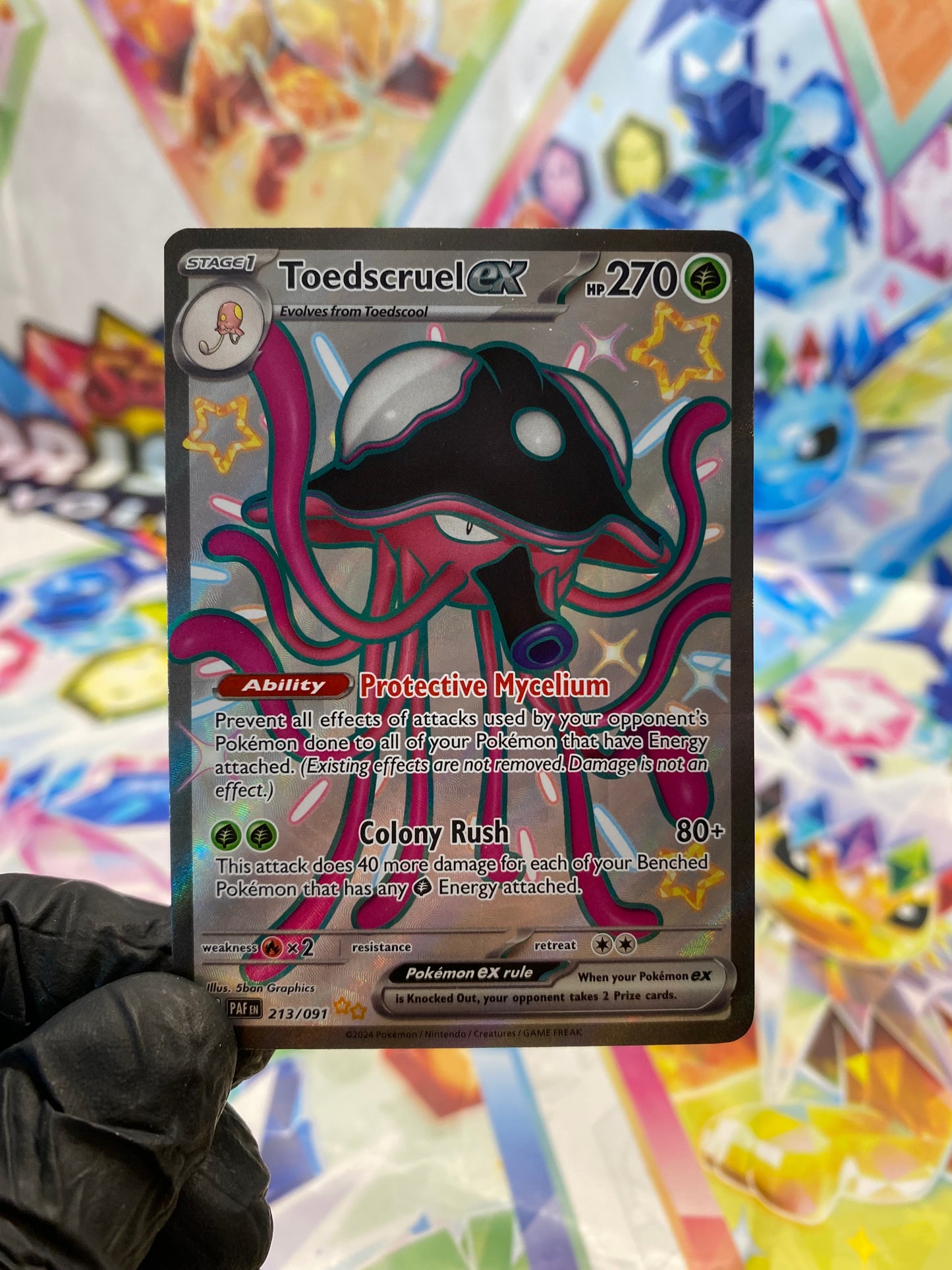 Pokémon Toedscruel Ex #213 (PAF) - NM/M