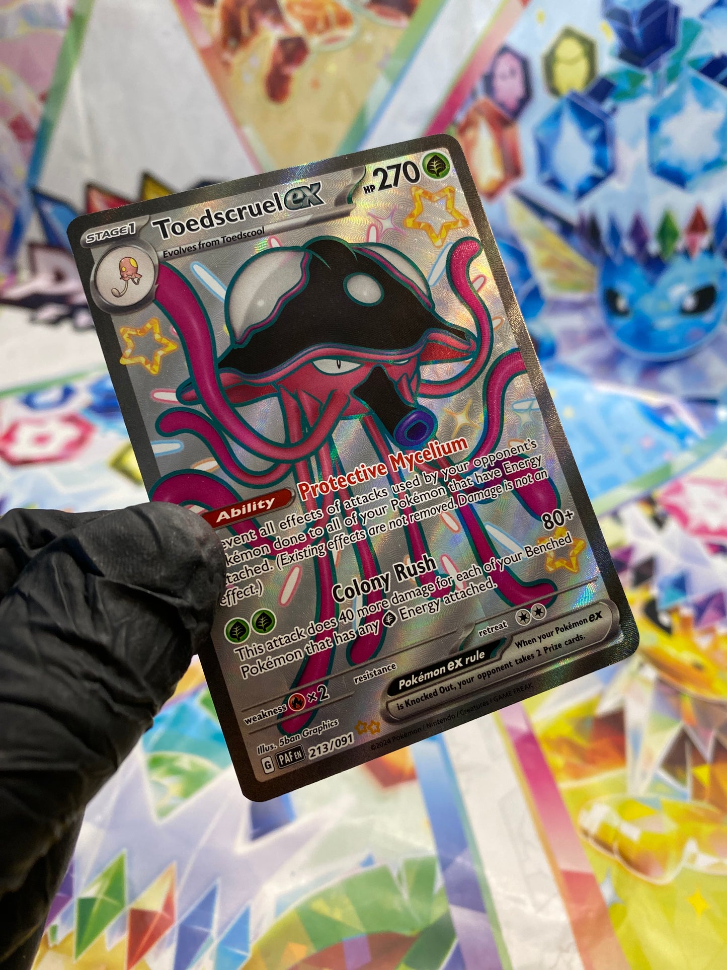 Pokémon Toedscruel Ex #213 (PAF) - NM/M