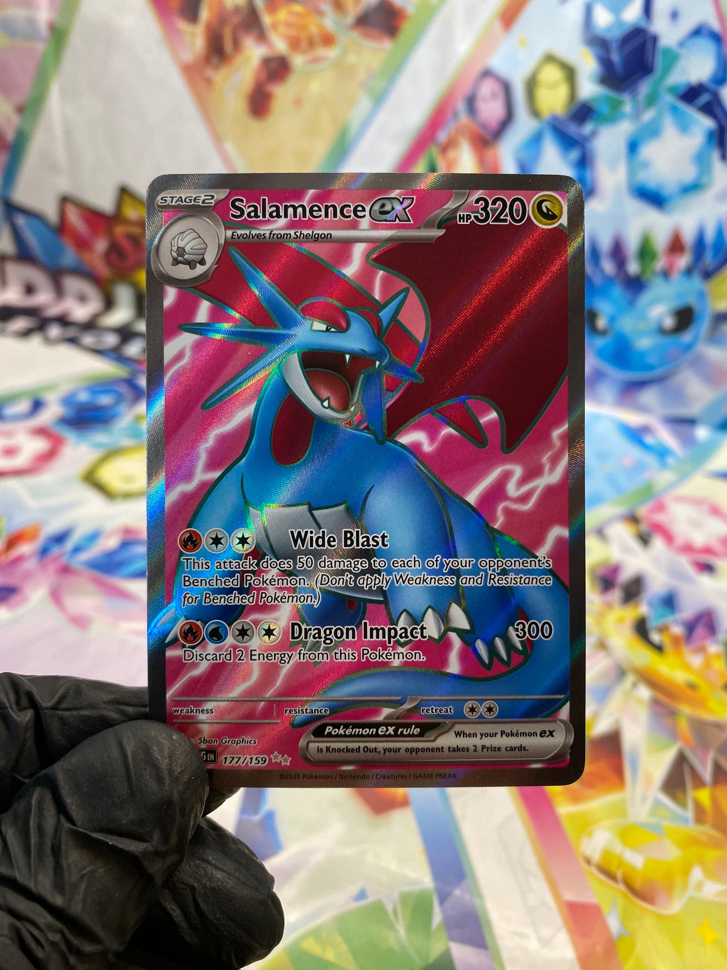 Pokémon Salamence Ex #177 (JTG) - NM/M