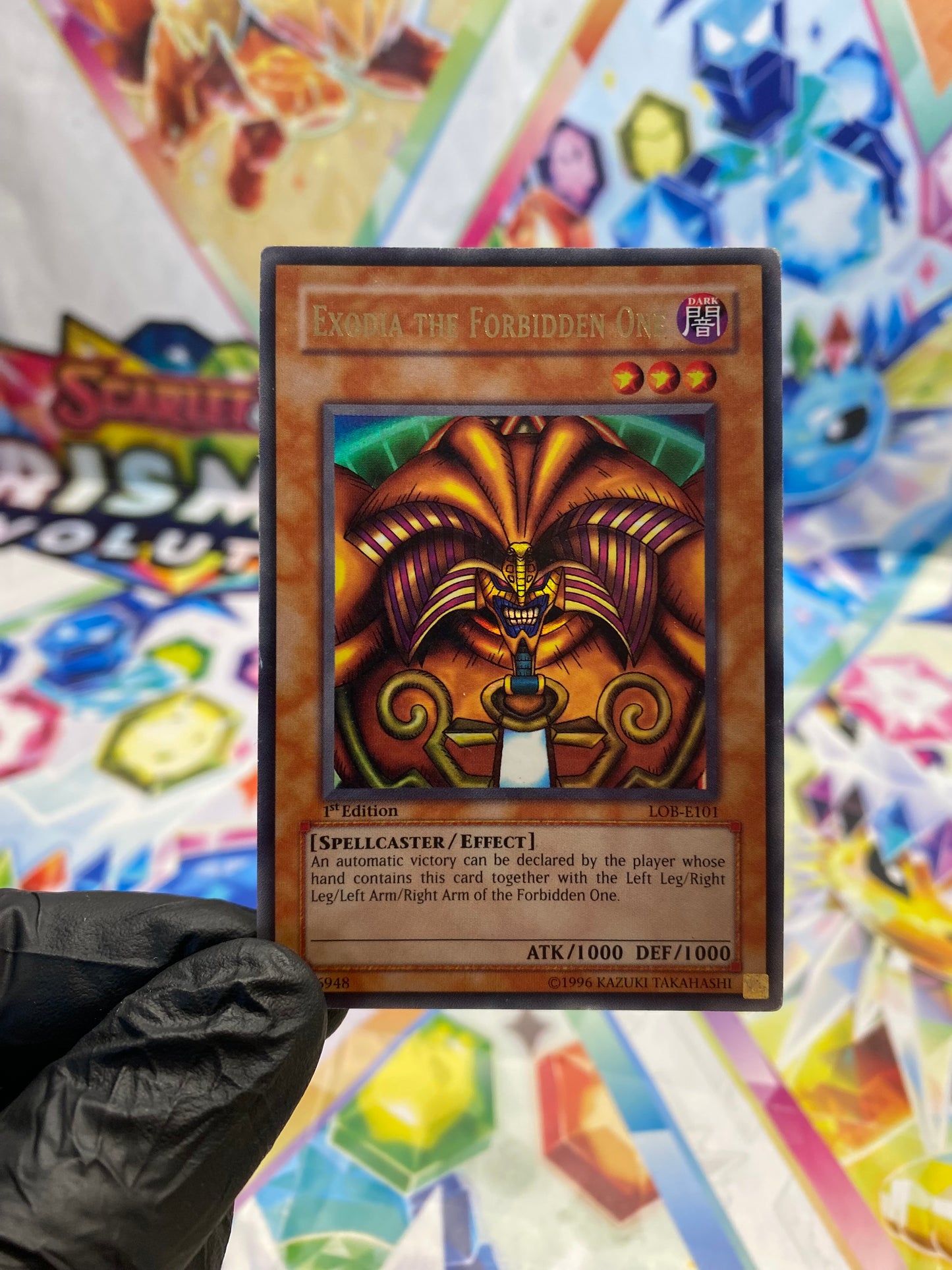 Yu-Gi-Oh! Exodia The Forbidden One (LOB-E101) 1st Edition - GOOD