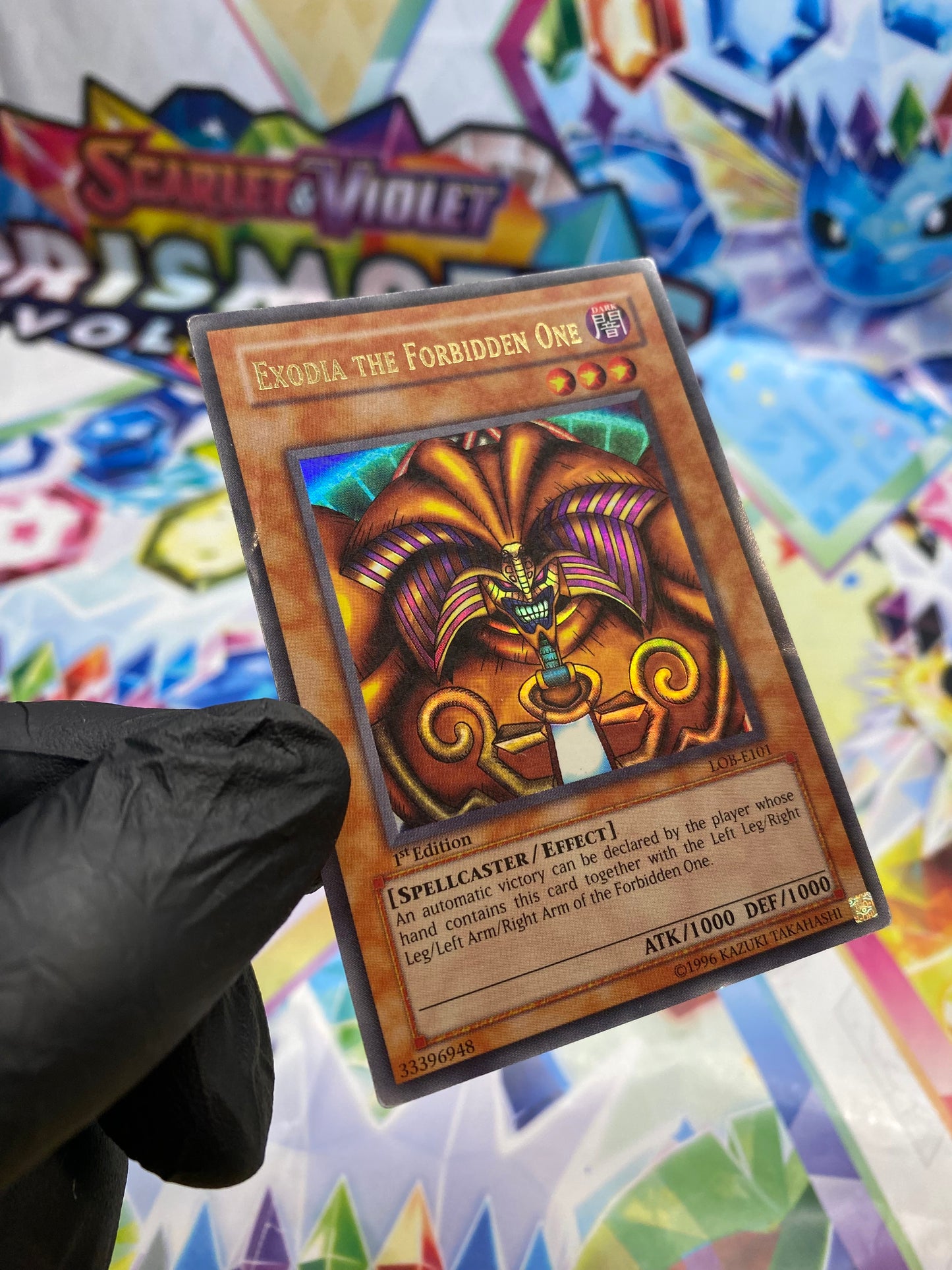 Yu-Gi-Oh! Exodia The Forbidden One (LOB-E101) 1st Edition - GOOD