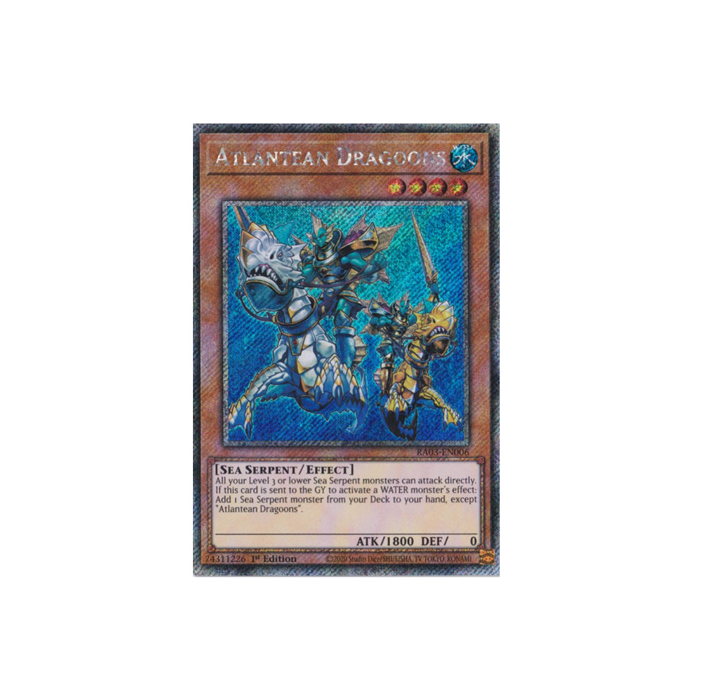 Yu-Gi-Oh! Atlantean Dragoons (RA03-EN006) Platinum Secret Rare - NM/M