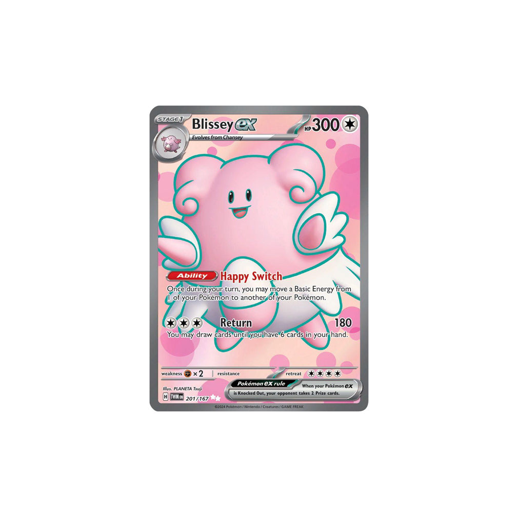 Pokémon Blissey Ex #201 (TWM) - NM/M