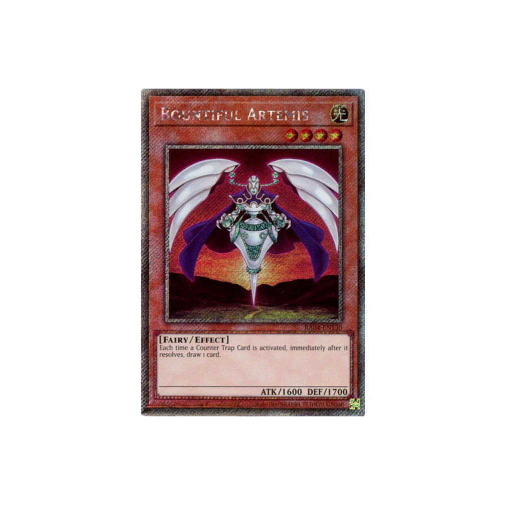 Yu-Gi-Oh! Bountiful Artemis (RA04-EN130) Platinum Secret Rare - NM/M
