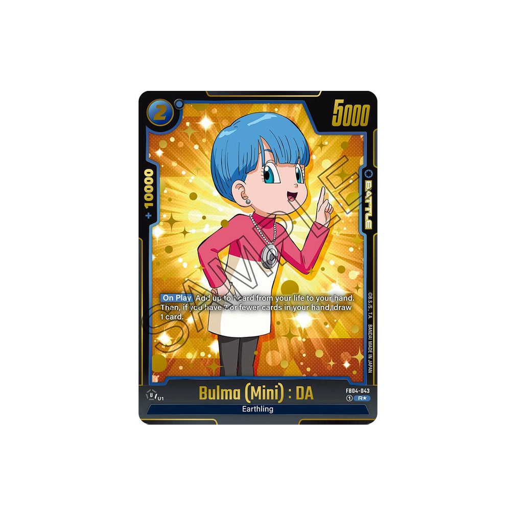 Dragon Ball Bulma (mini): DA R★ (FB04-043) - NM/M