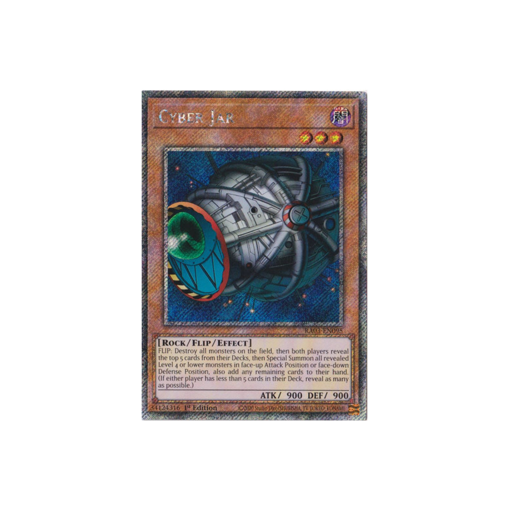 Yu-Gi-Oh! Cyber Jar (RA03-EN095) Platinum Secret Rare - NM/M