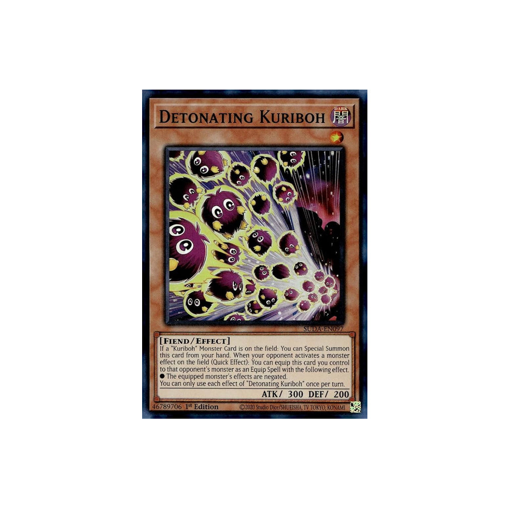 Yu-Gi-Oh! Detonating Kuriboh (SUDA-EN097) Secret Rare - NM/M