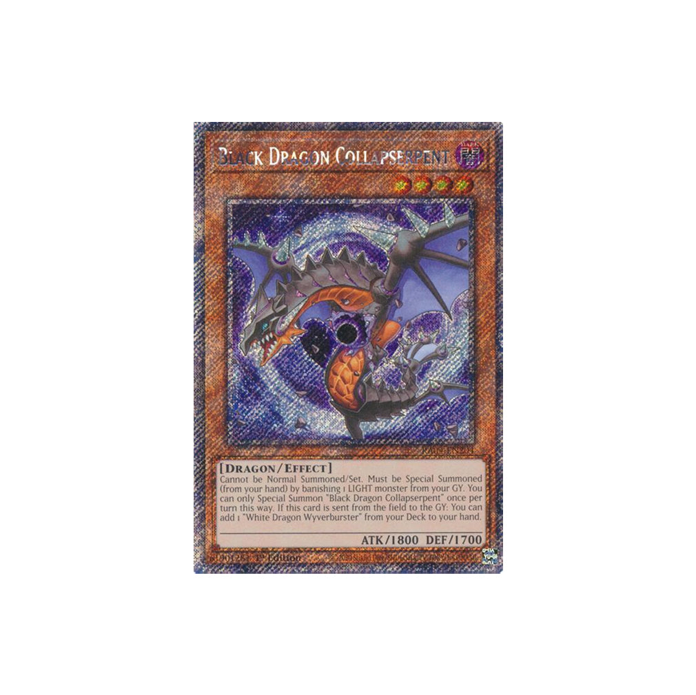 Yu-Gi-Oh! Black Dragon Collapserpent (RA04-EN204) Platinum Secret Rare - NM/M
