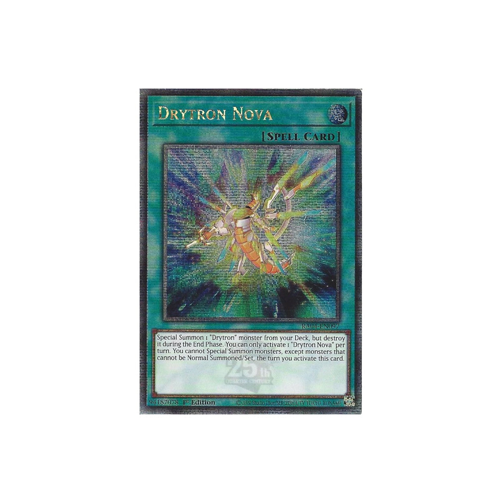 Yu-Gi-Oh! Drytron Nova (RA04-EN097) Quarter Century Secret Rare - NM/M