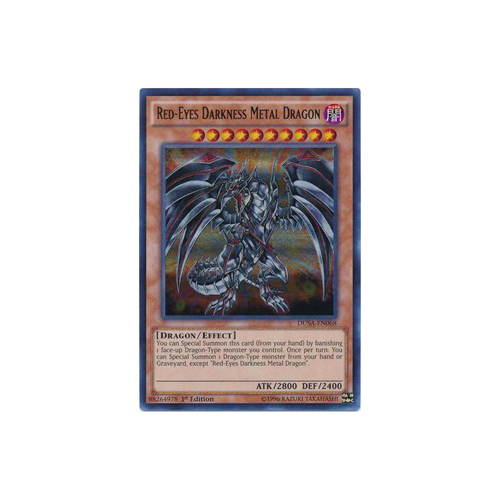 Yu-Gi-Oh! Red-Eyes Darkness Metal Dragon (DUSA-EN068) - GOOD