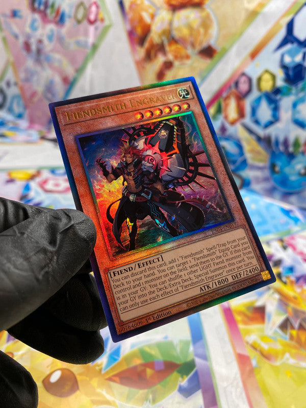 Yu-Gi-Oh! Fiendsmith Engraver (RA04-EN049) Prismatic Ultimate Rare - NM/M