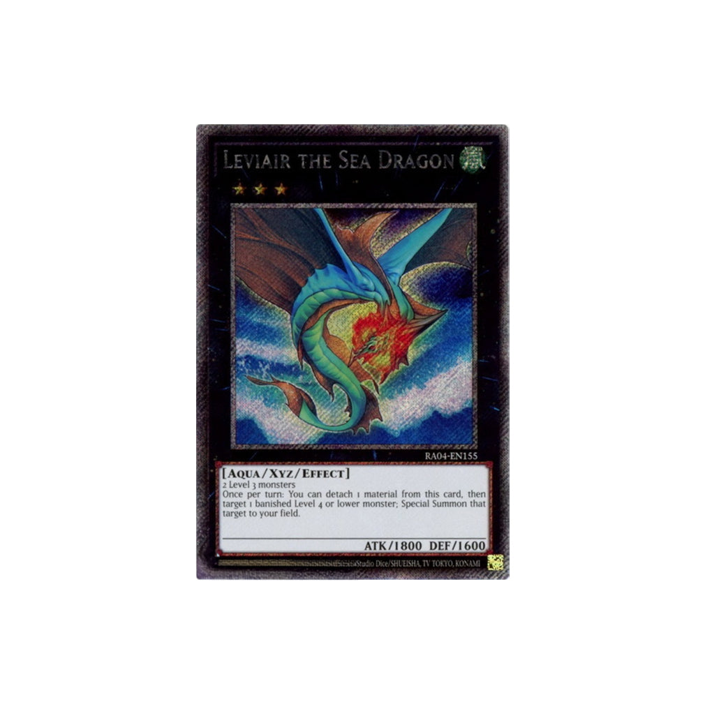Yu-Gi-Oh! Leviair The Sea Dragon (RA04-EN155) Platinum Secret Rare - NM/M