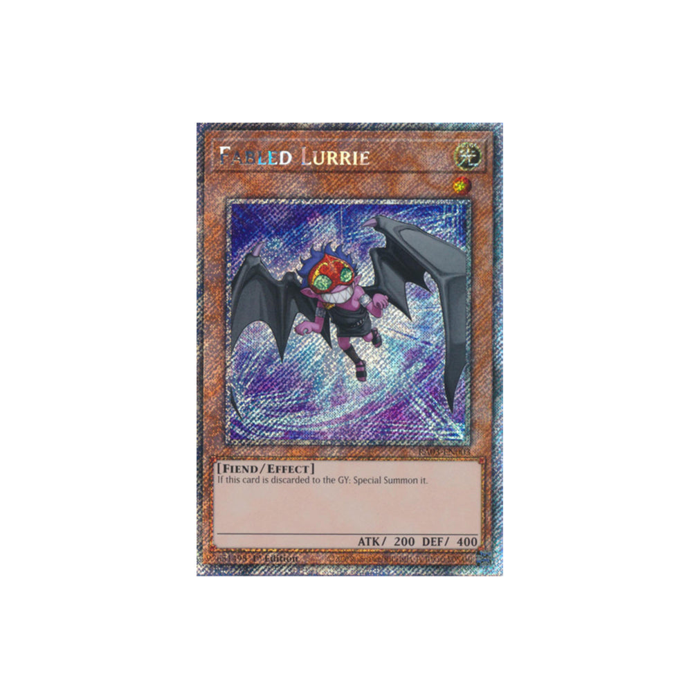 Yu-Gi-Oh! Fabled Lurrie (RA03-EN003) Platinum Secret Rare - NM/M