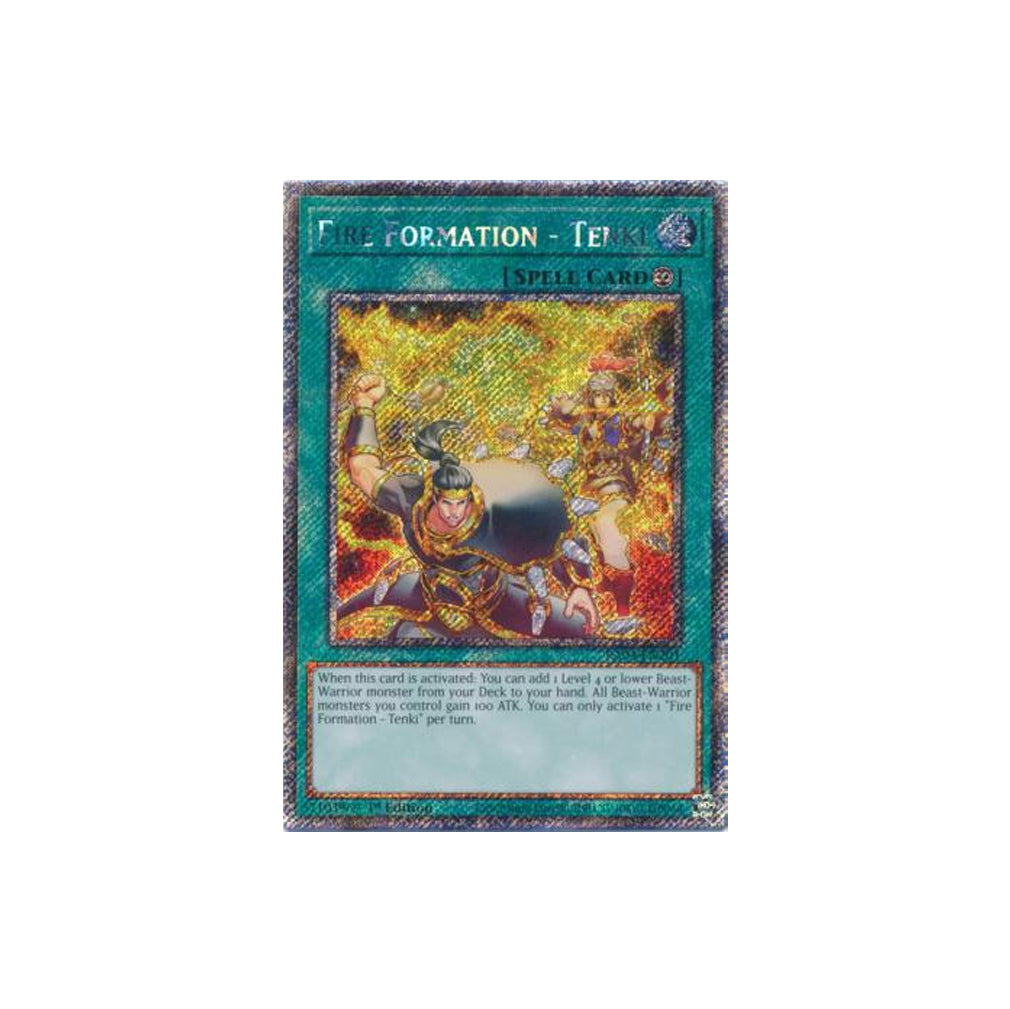 Yu-Gi-Oh! Fire Formation - TenkI (RA04-EN201) Platinum Secret Rare - NM/M