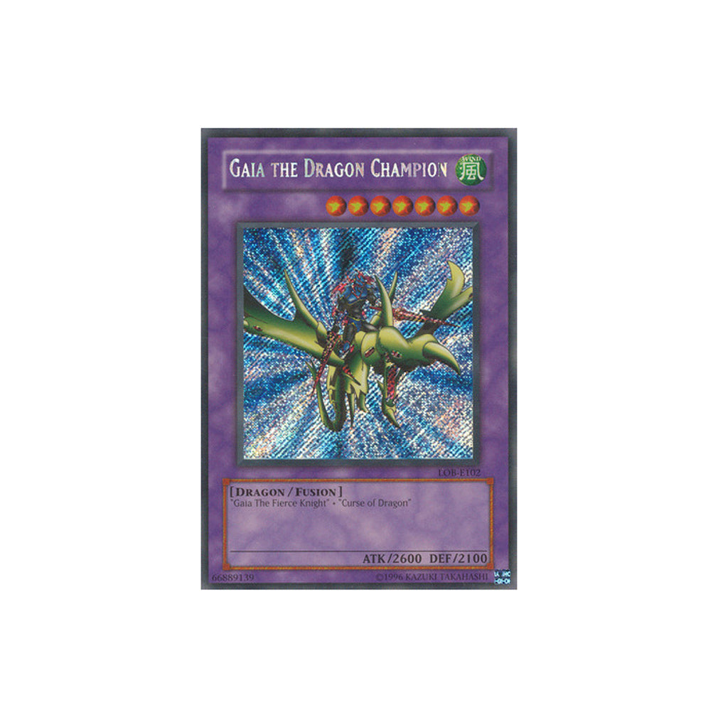 Yu-Gi-Oh! Gaia The Dragon Champion (LOB-E102) - GOOD