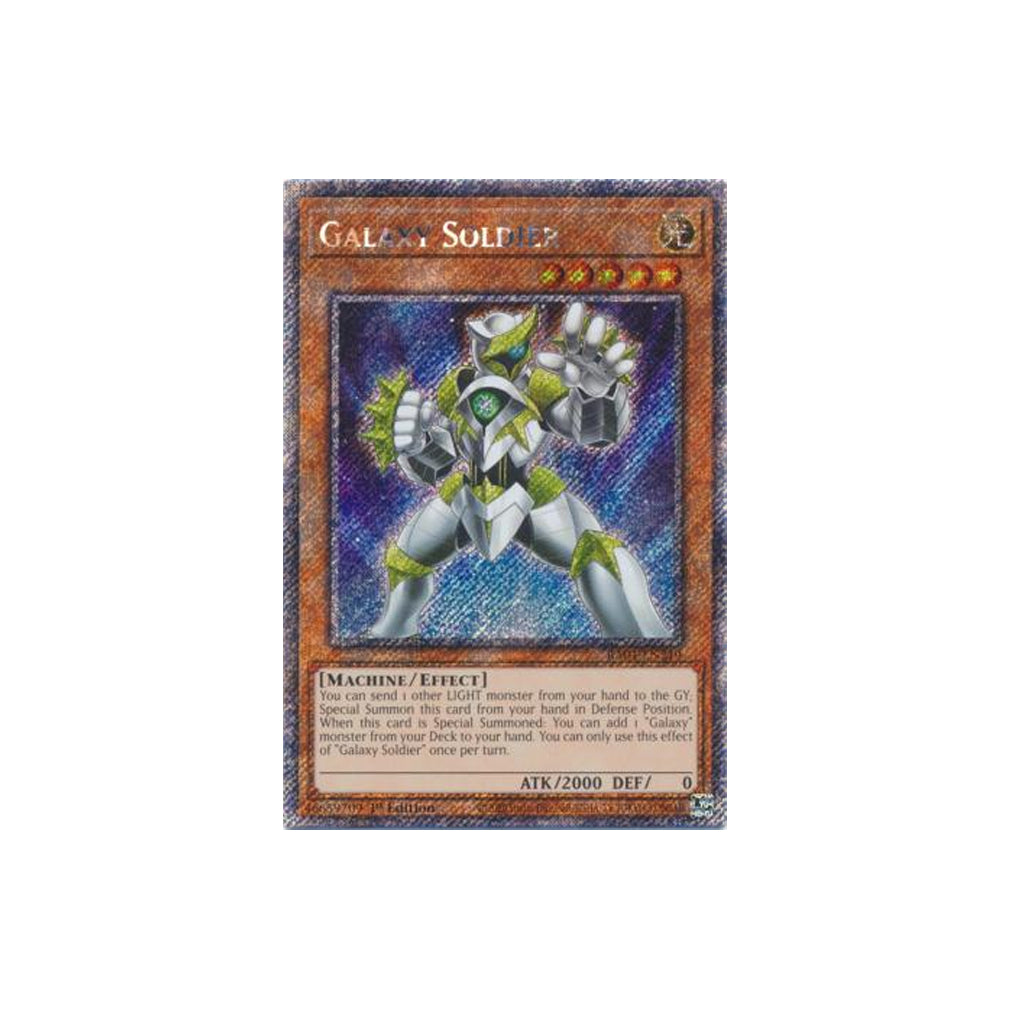 Yu-Gi-Oh! Galaxy Soldier (RA04-EN219) Platinum Secret Rare - NM/M