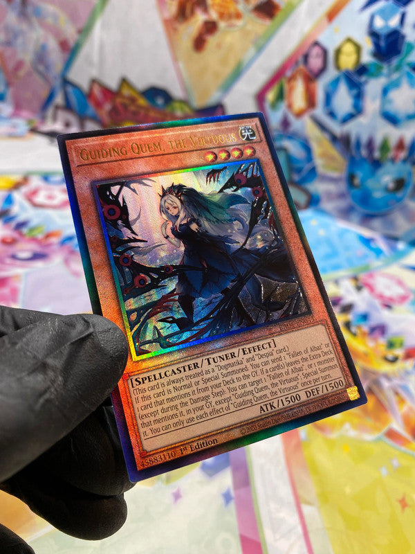 Yu-Gi-Oh! Guiding Quem, The Virtuous (RA04-EN043) Prismatic Ultimate Rare - NM/M