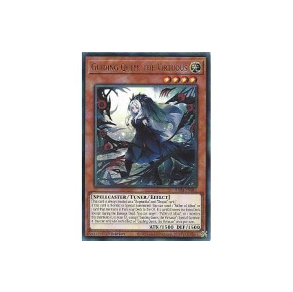Yu-Gi-Oh! Guiding Quem, The Virtuous (RA04-EN043) Prismatic Ultimate Rare - NM/M