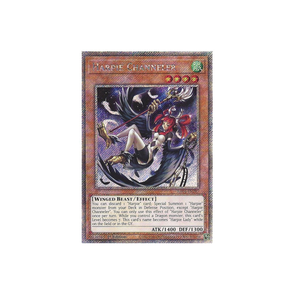 Yu-Gi-Oh! Harpie Channeler (RA04-EN207) Platinum Secret Rare - NM/M