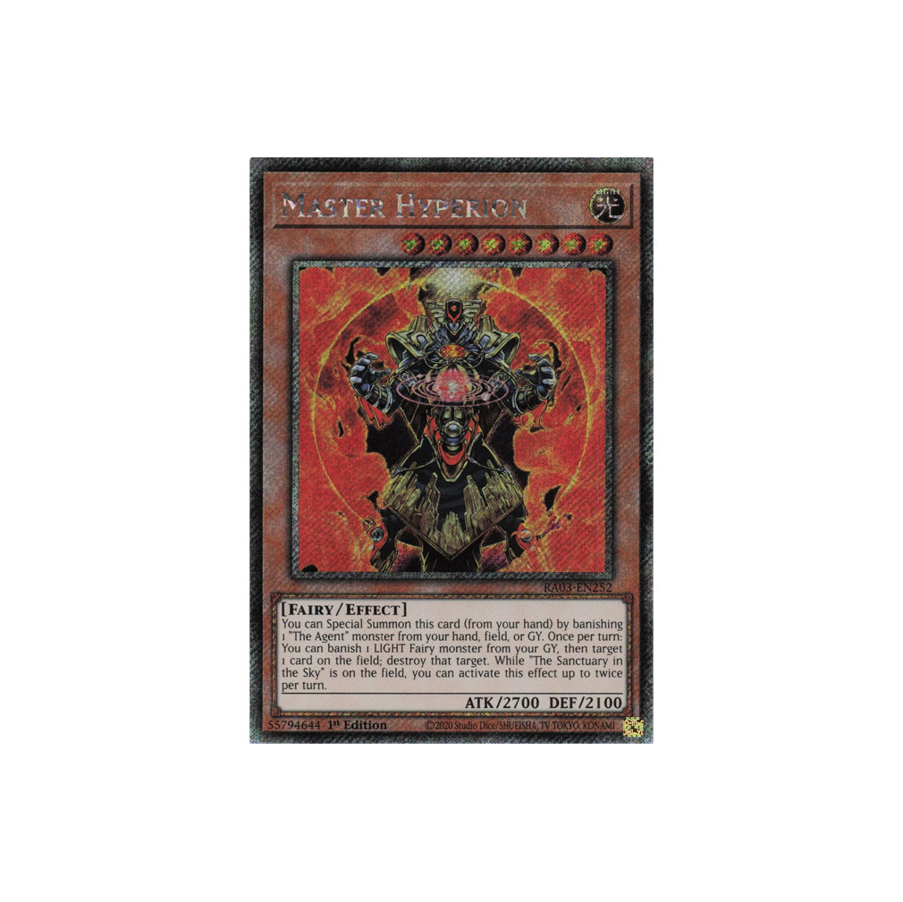 Yu-Gi-Oh! Master Hyperion (RA03-EN252) Platinum Secret Rare - NM/M