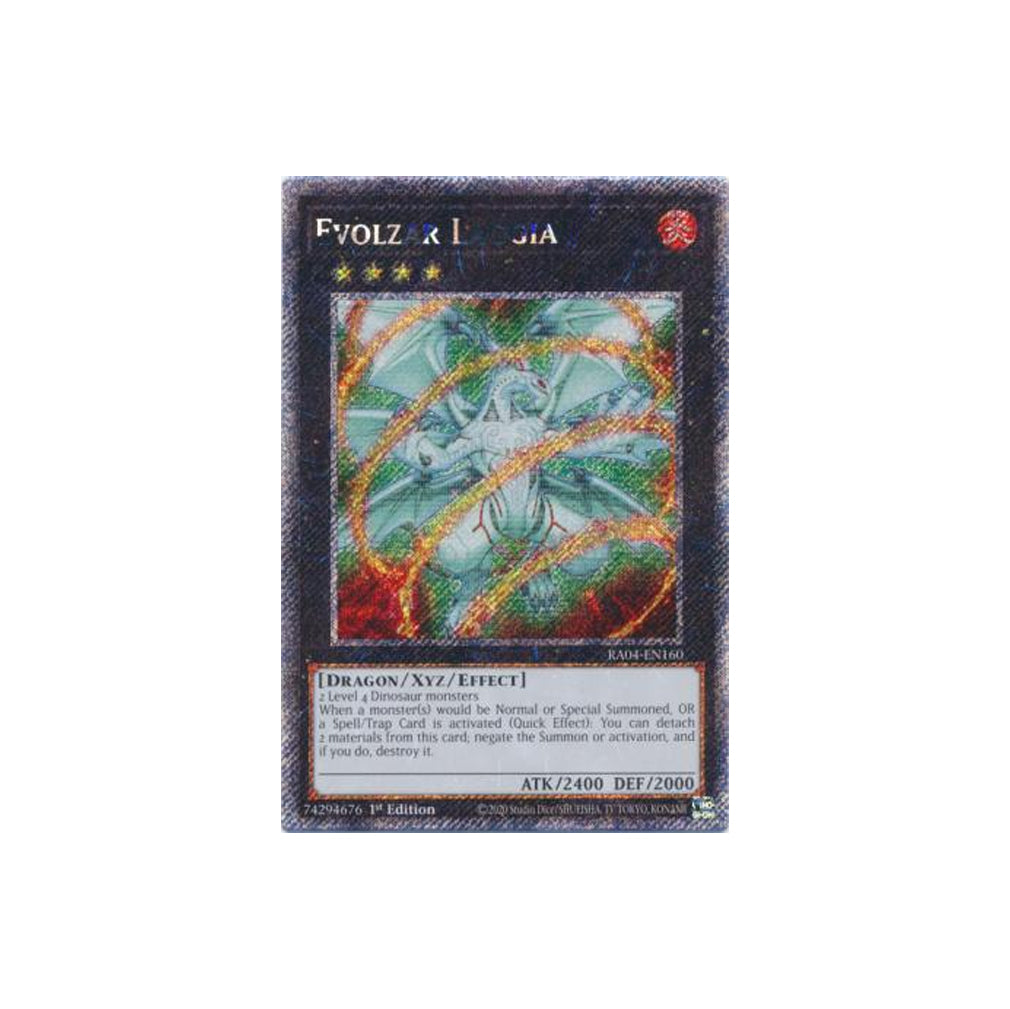 Yu-Gi-Oh! Evolzar Laggia (RA04-EN160) Platinum Secret Rare - NM/M