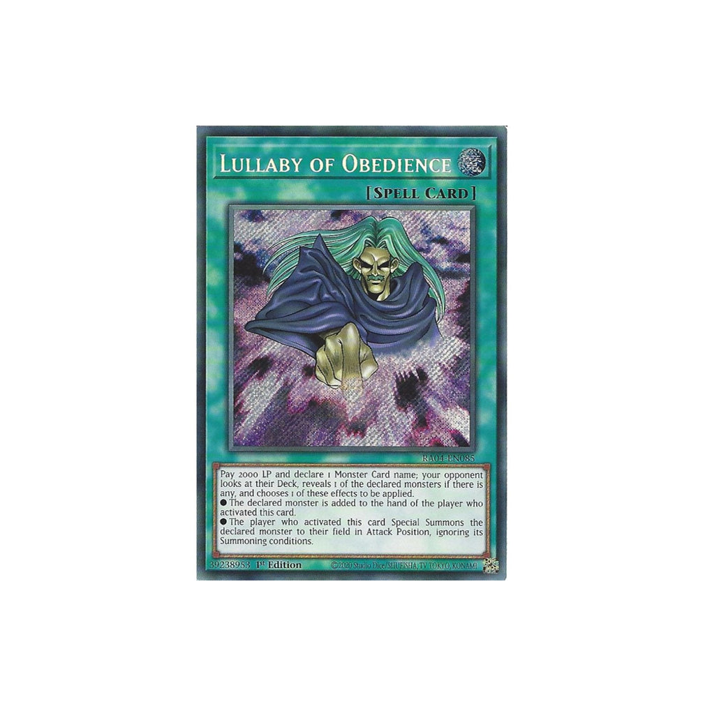 Yu-Gi-Oh! Lullaby of Obedience (RA04-EN085) Secret Rare - NM/M