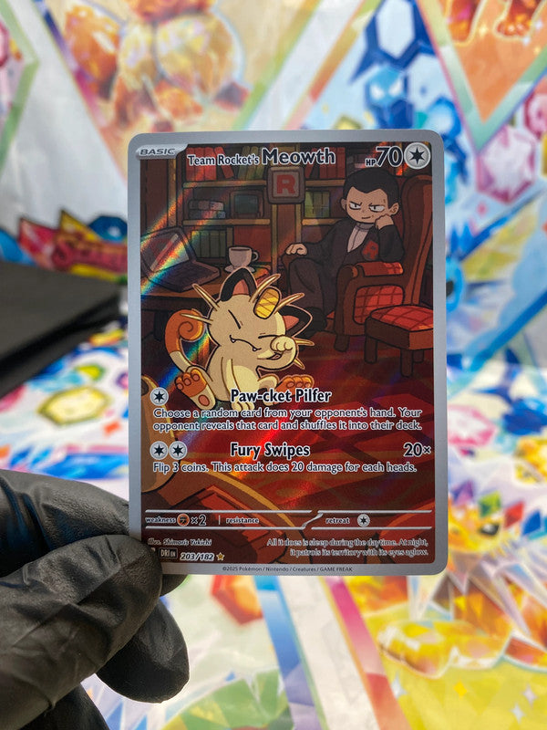 Pokémon Team Rocket's Meowth #203 (DRI) - NM/M