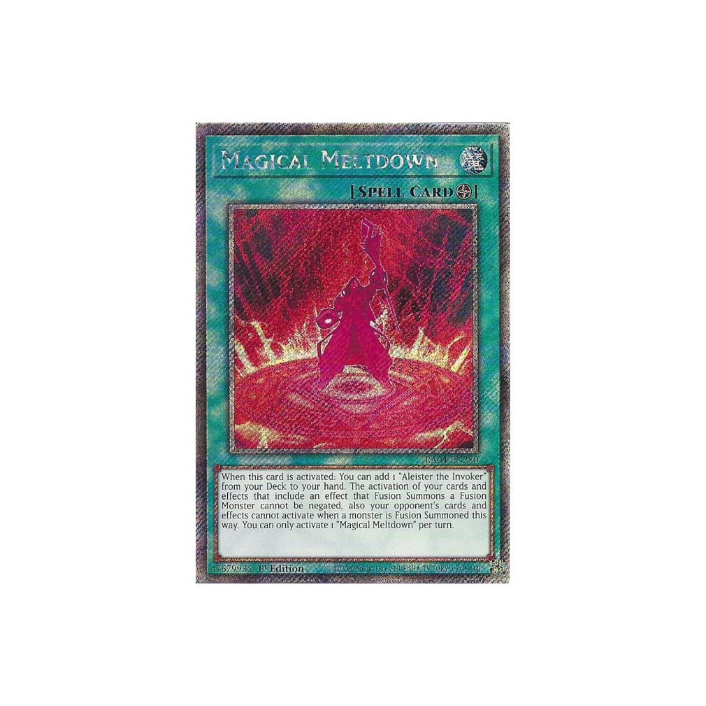 Yu-Gi-Oh! Magical Meltdown (RA04-EN280) Platinum Secret Rare - NM/M