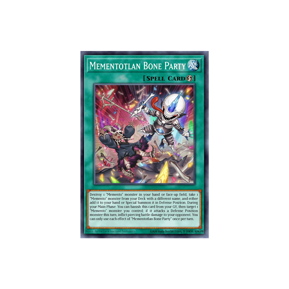 Yu-Gi-Oh! Mementotlan Bone Party (RA04-EN099) Prismatic Ultimate Rare - NM/M