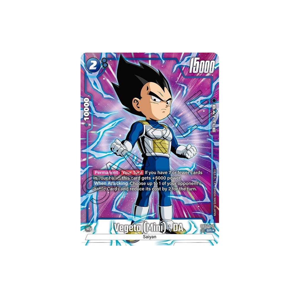 Dragon Ball Vegeta (Mini) : DA SR★ (FB04-045) - NM/M