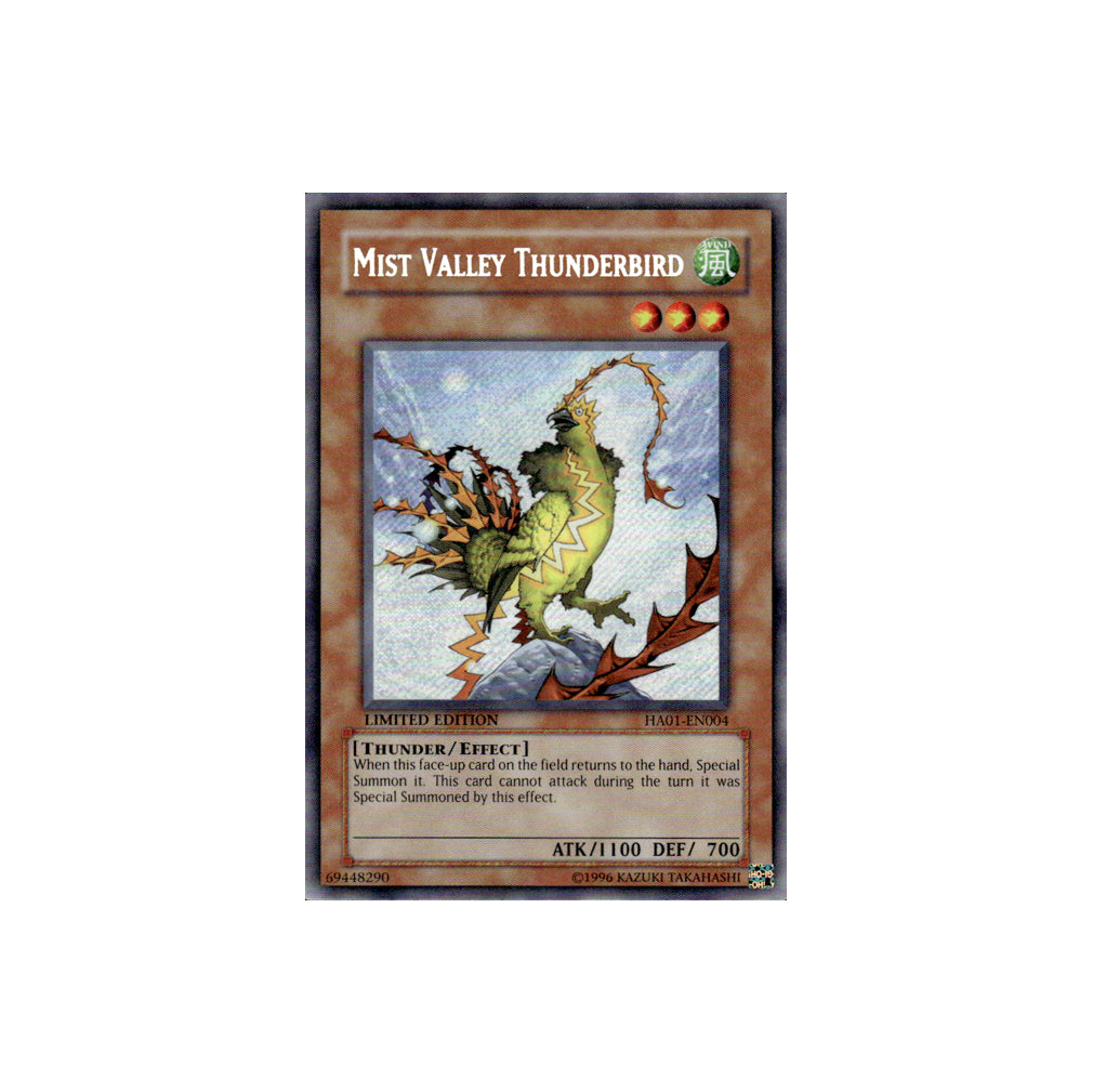 Yu-Gi-Oh! Mist Valley Thunderbird (HA01-EN004) - GOOD