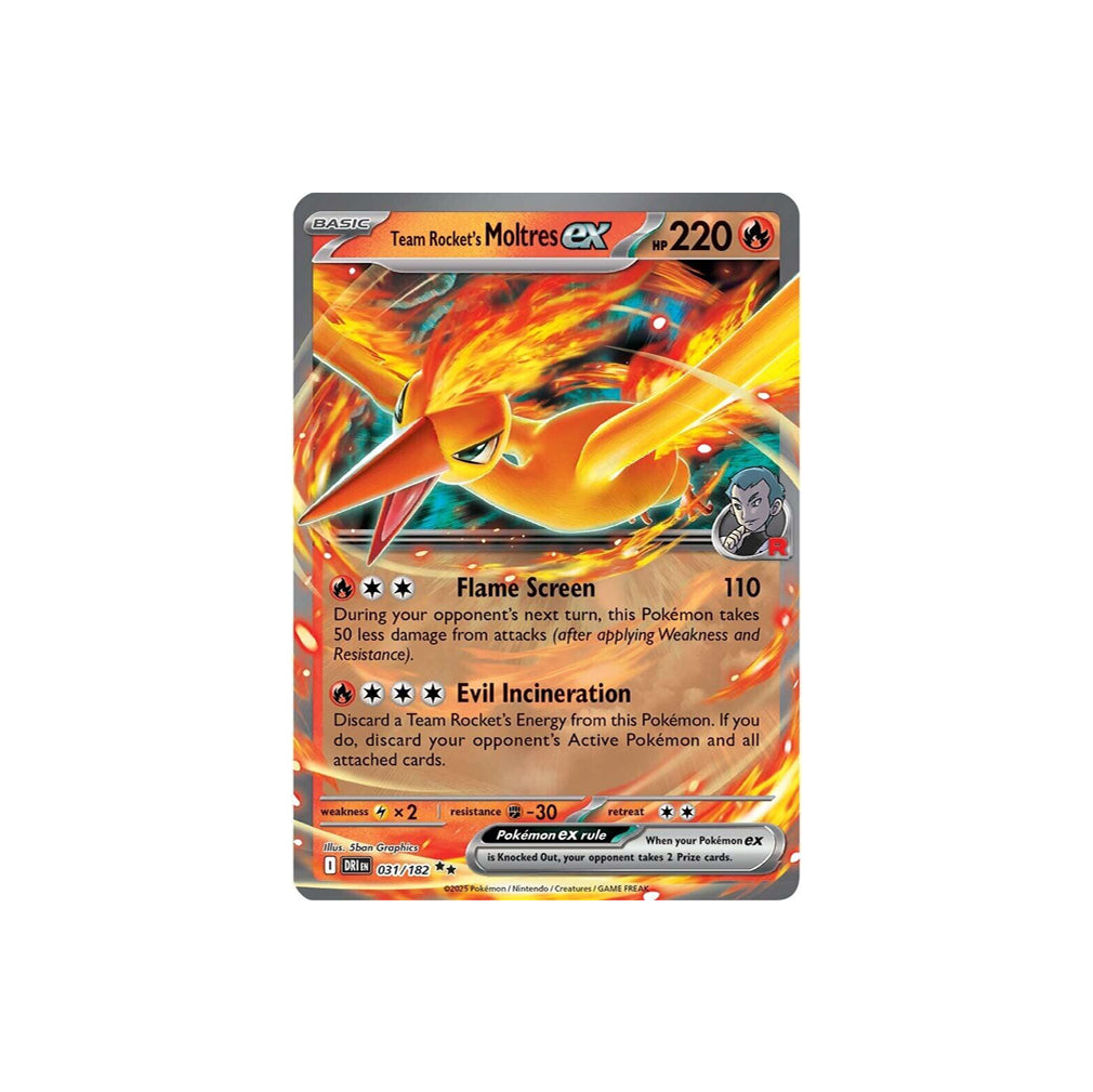Pokémon Team Rocket's Moltres Ex #031 (DRI) - NM/M
