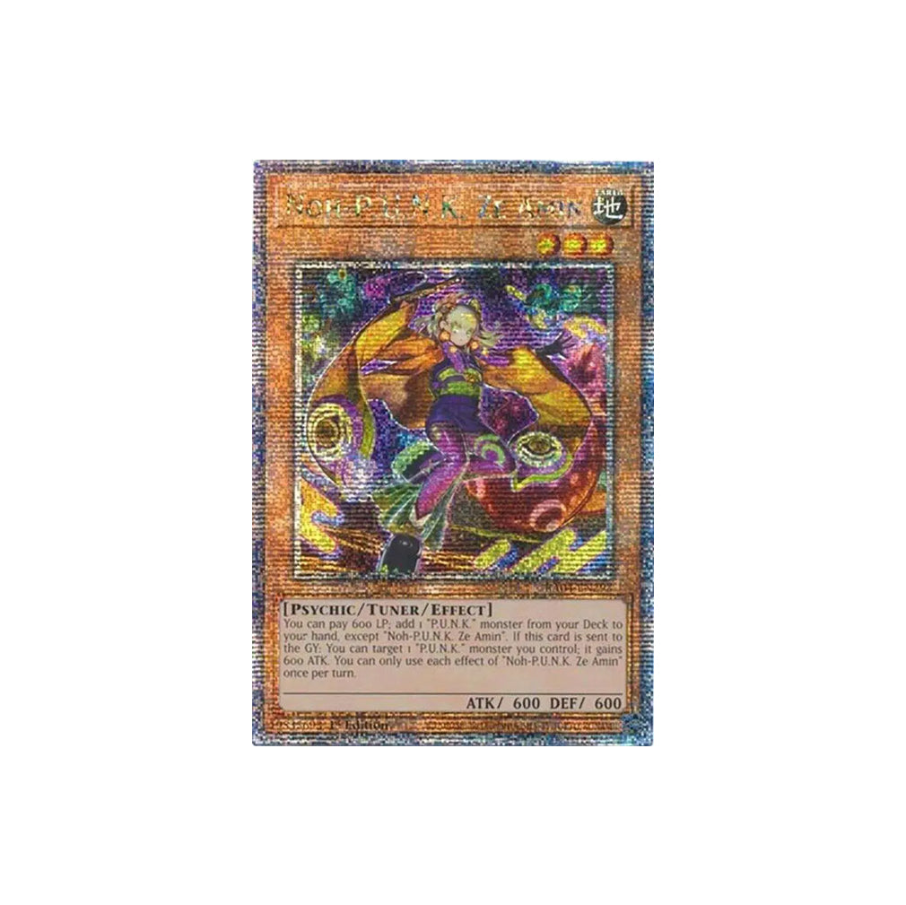 Yu-Gi-Oh! Noh-P.U.N.K. Ze Amin (RA04-EN293) Platinum Secret Rare - NM/M