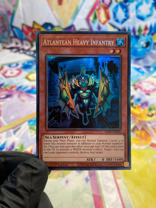 Yu-Gi-Oh! Atlantean Heavy Infantry Prismatic Collector's Rare (RA04-EN010) - NM/M