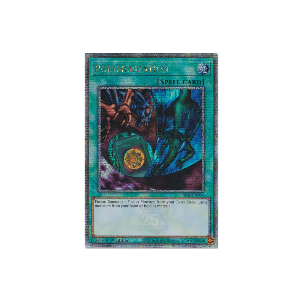 Yu-Gi-Oh! Polymerization (RA03-EN051) Quarter Century Secret Rare - NM/M