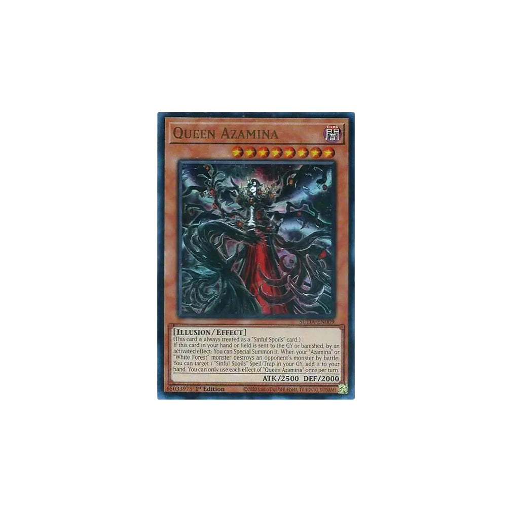 Yu-Gi-Oh! Queen Azamina (SUDA-EN009) - NM/M