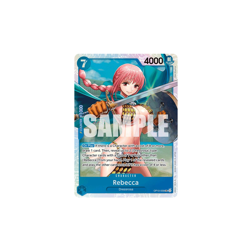 One Piece Rebecca SR (OP10-058) - NM/M
