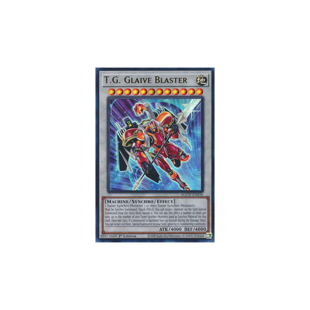 Yu-Gi-Oh! T.G. Glaive Blaster (AGOV-EN036) - NM/M