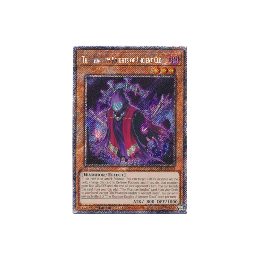 Yu-Gi-Oh! The Phantom Knights of Ancient Cloak (RA04-EN263) Platinum Secret Rare - NM/M