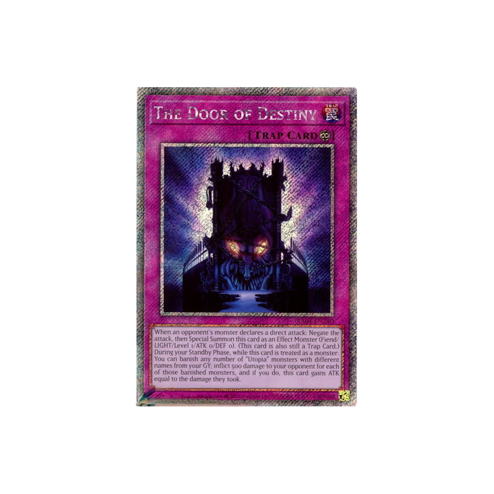 Yu-Gi-Oh! The Door Of Destiny (RA04-EN240) Platinum Secret Rare - NM/M