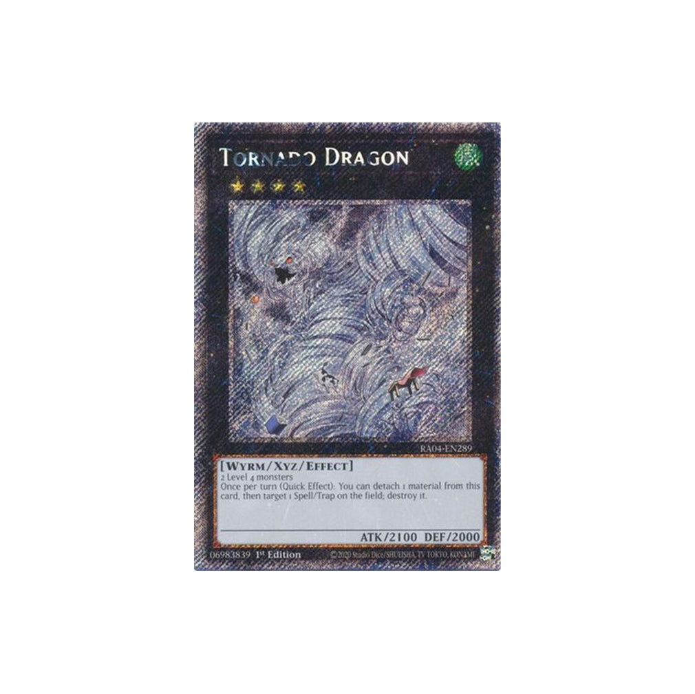 Yu-Gi-Oh! Tornado Dragon (RA04-EN289) Platinum Secret Rare - NM/M
