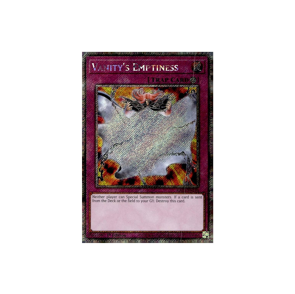 Yu-Gi-Oh! Vanity's Emptiness (RA03-EN246) Platinum Secret Rare - NM/M