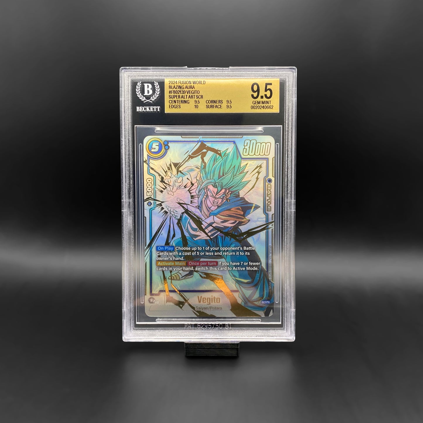 BGS 9.5 / Vegito SUPER ALT ART SCR (FB02-139)
