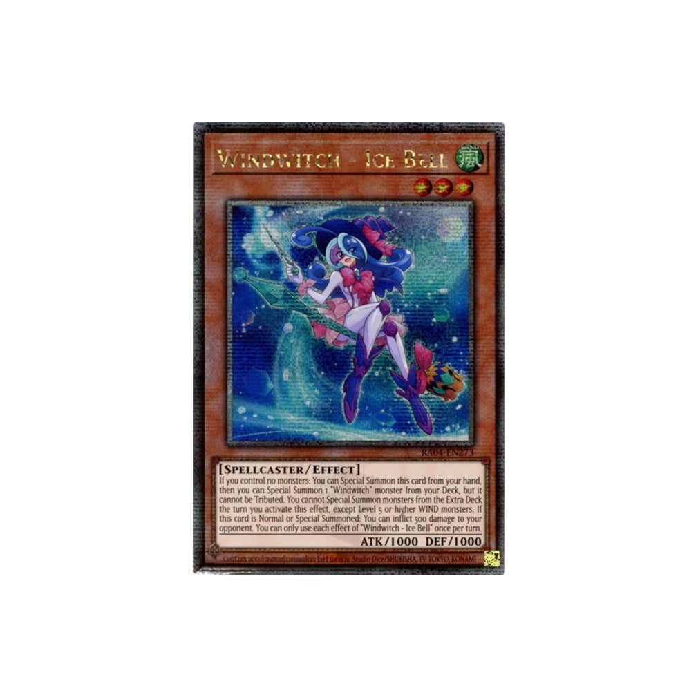 Yu-Gi-Oh! Windwitch - Ice Bell (RA04-EN273) Quarter Century Secret Rare - NM/M